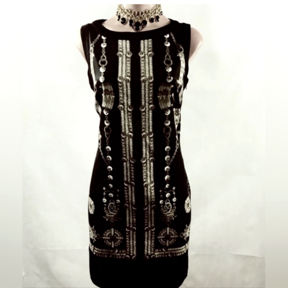 NWOT Marchesa Voyage Black Treasure  Dress size 2